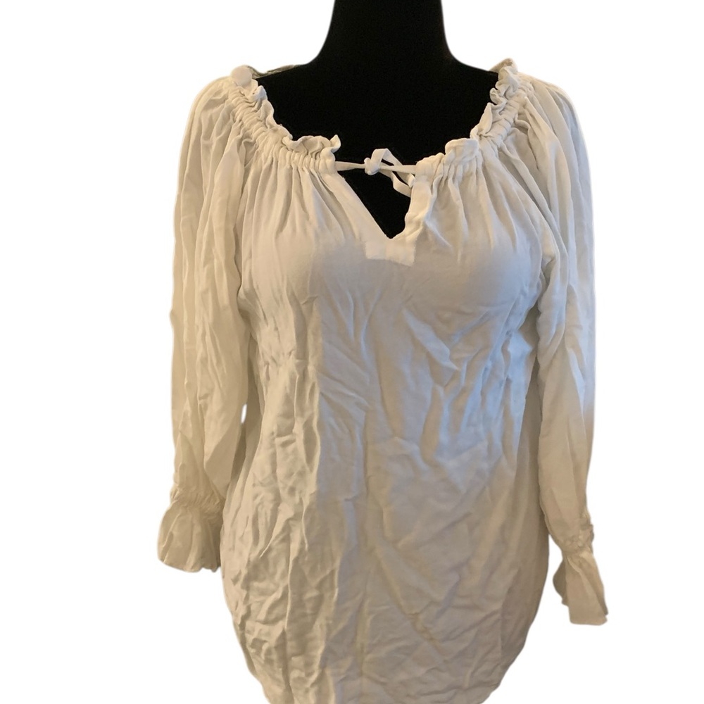 White Peasant Blouse